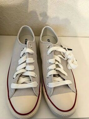 Converse All Star Ox Grey/Natural/Ivory SZ 8 Mens